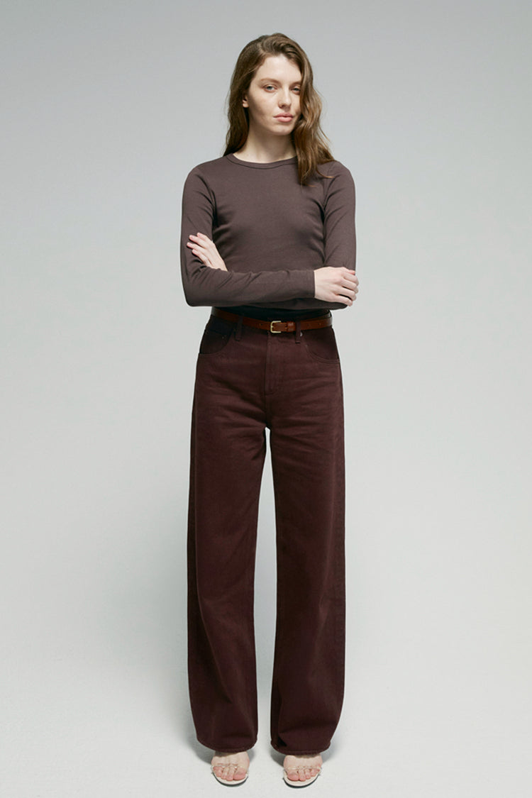 High-Rise Relaxed Wide Leg Jeans