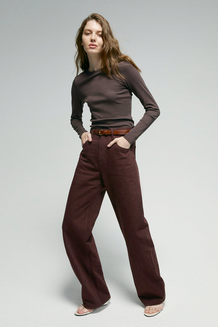 High-Rise Relaxed Wide Leg Jeans