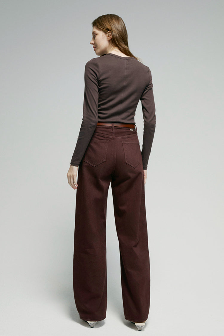 High-Rise Relaxed Wide Leg Jeans