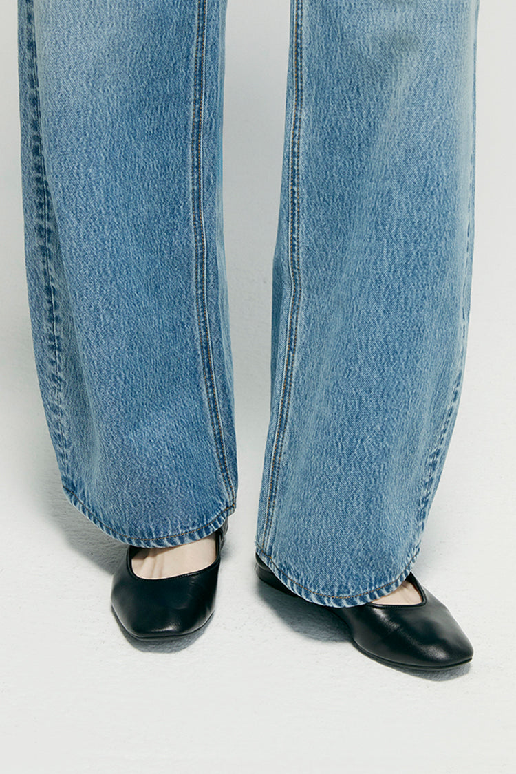 High-Rise Relaxed Wide Leg Jeans