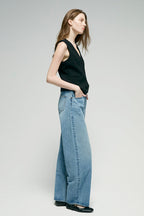 High-Rise Relaxed Wide Leg Jeans