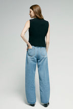 High-Rise Relaxed Wide Leg Jeans