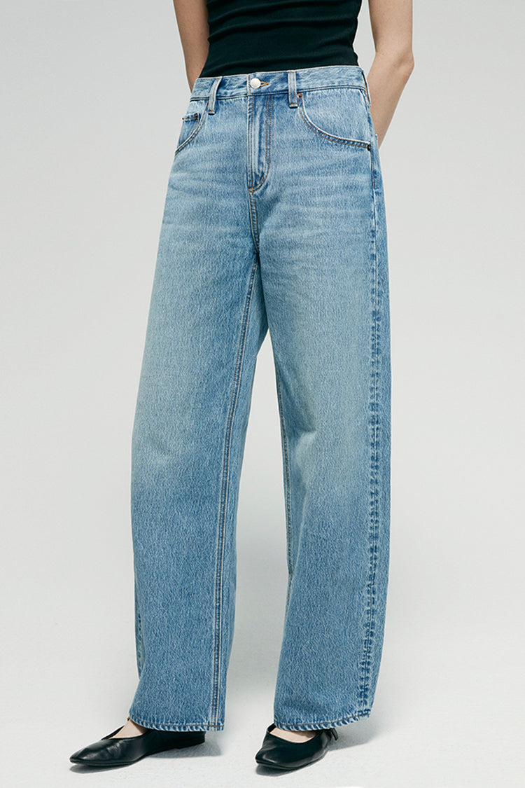 High-Rise Relaxed Wide Leg Jeans