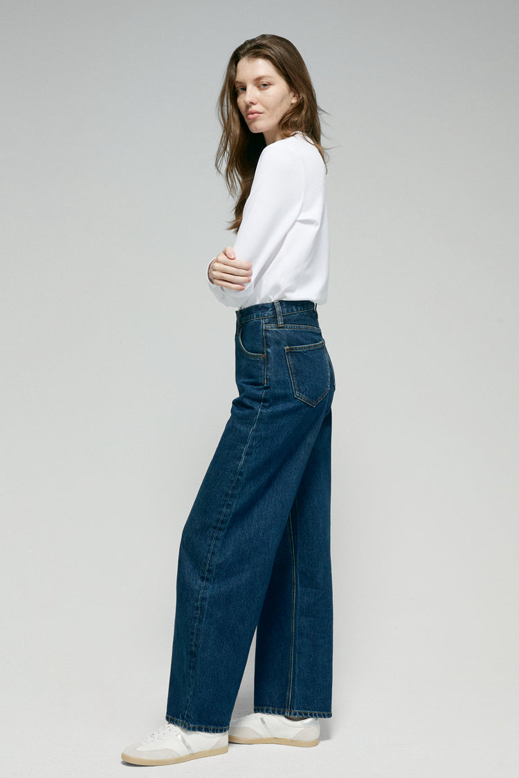 High-Rise Relaxed Wide Leg Jeans