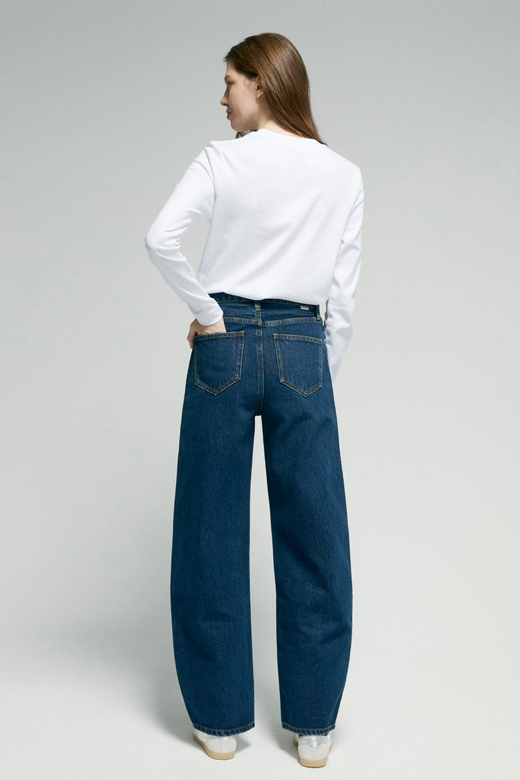 High-Rise Relaxed Wide Leg Jeans