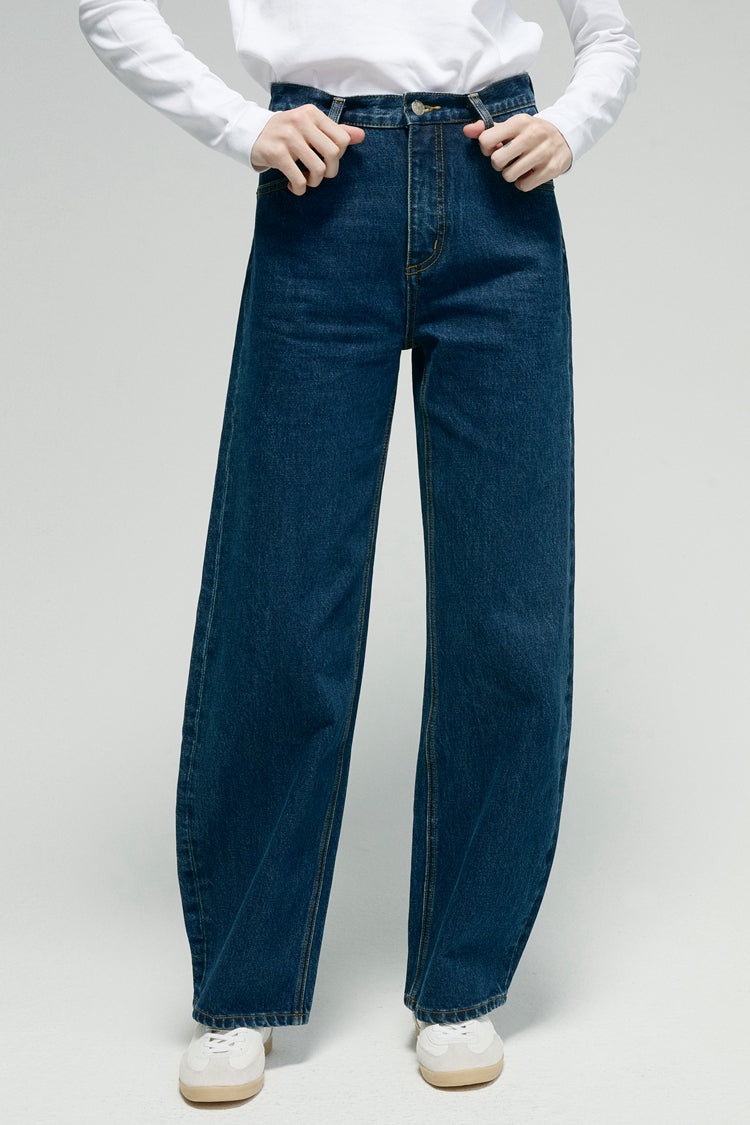 High-Rise Relaxed Wide Leg Jeans