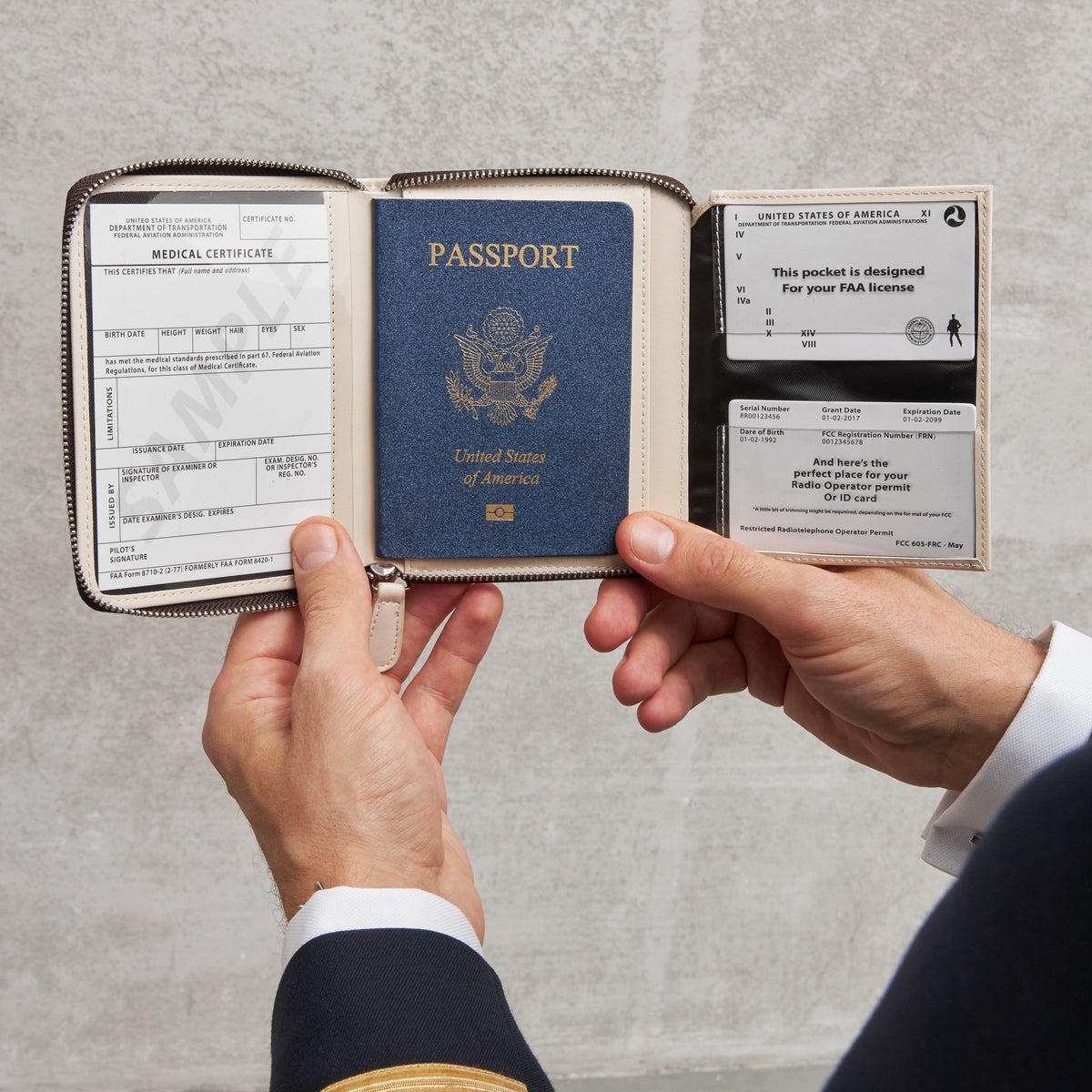 Pilot Document Holder