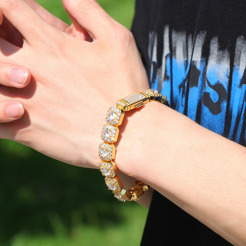 Micro-Inlaid Zircon Rock Candy Bracelet