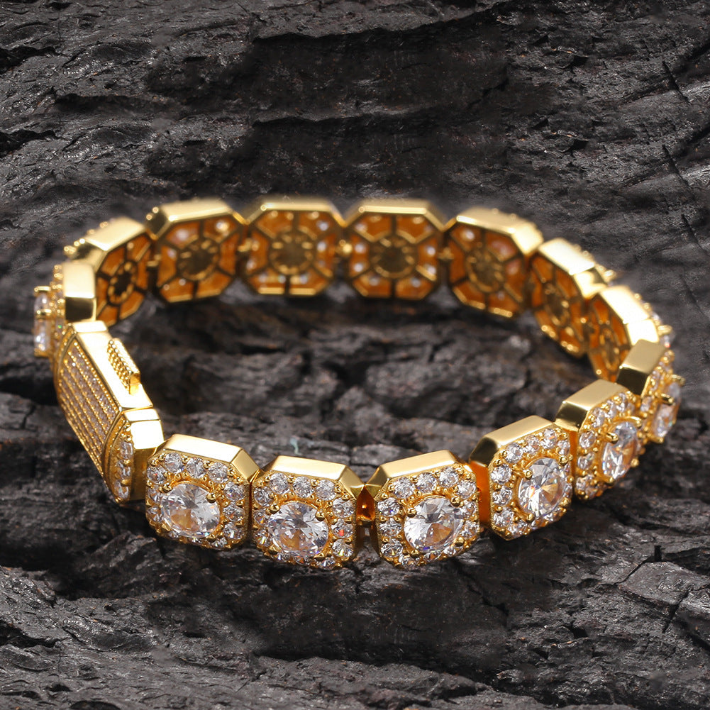 Micro-Inlaid Zircon Rock Candy Bracelet