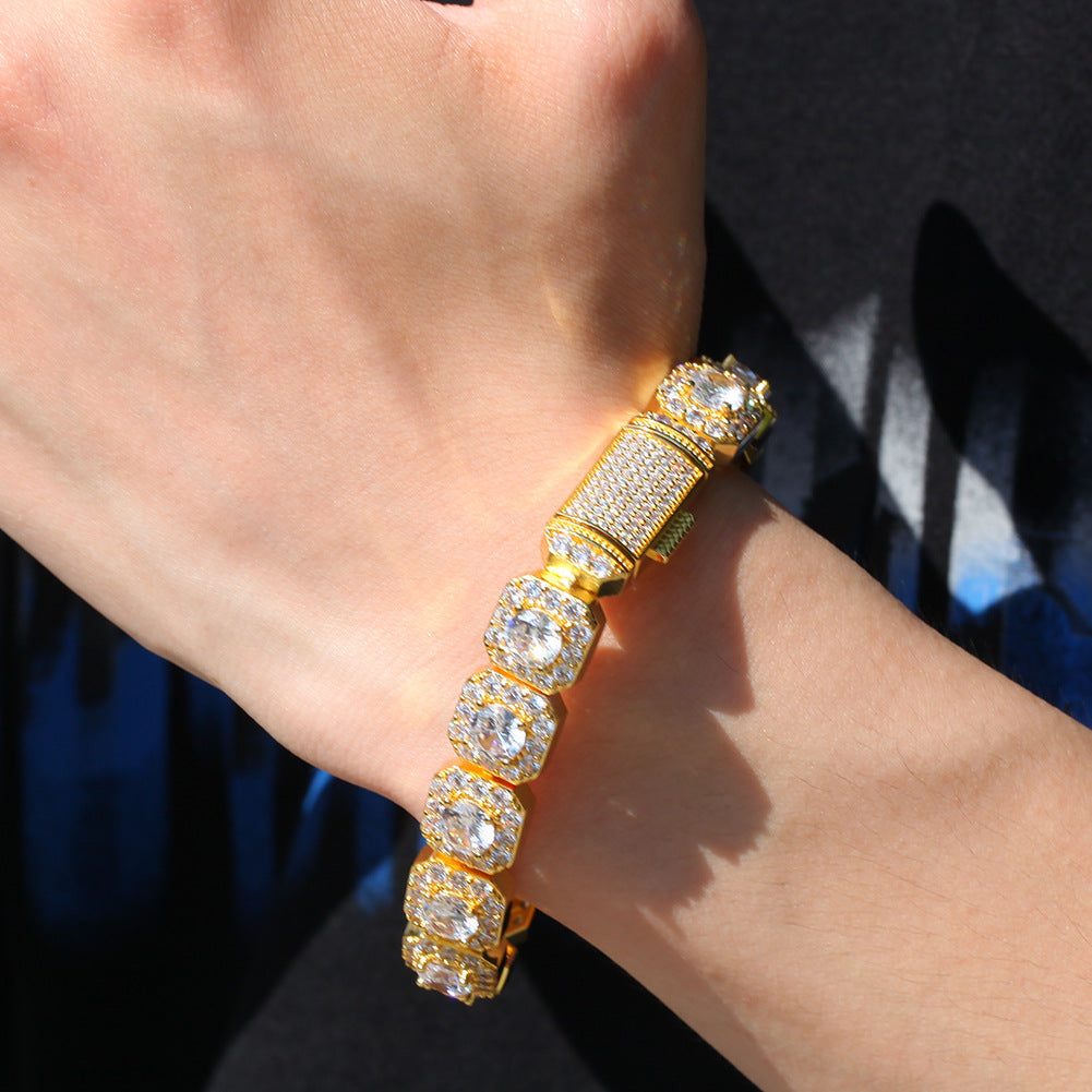 Micro-Inlaid Zircon Rock Candy Bracelet