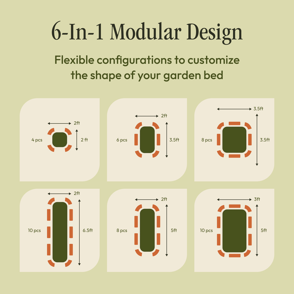 Tool-Free Metal Raised Garden Bed