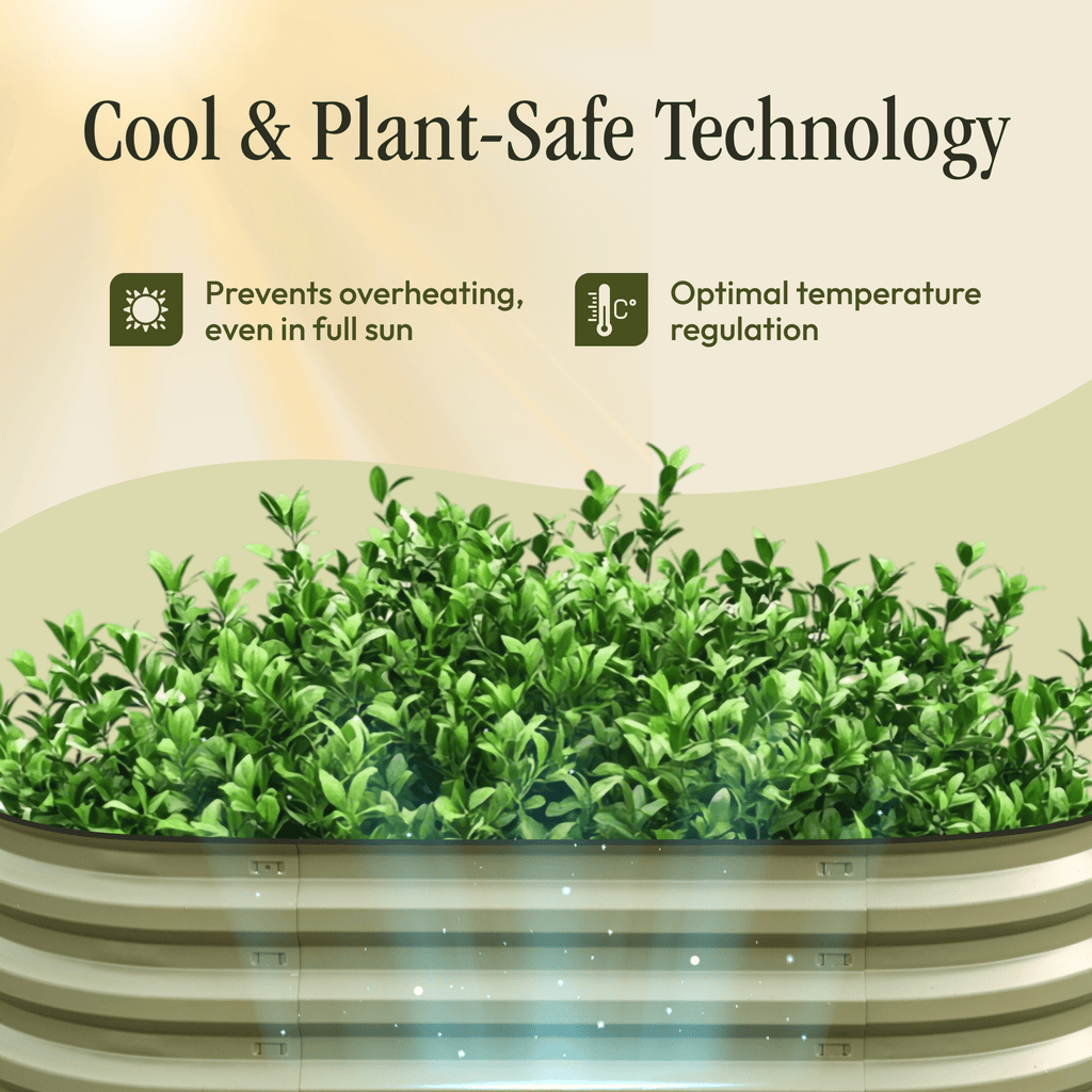 Tool-Free Metal Raised Garden Bed