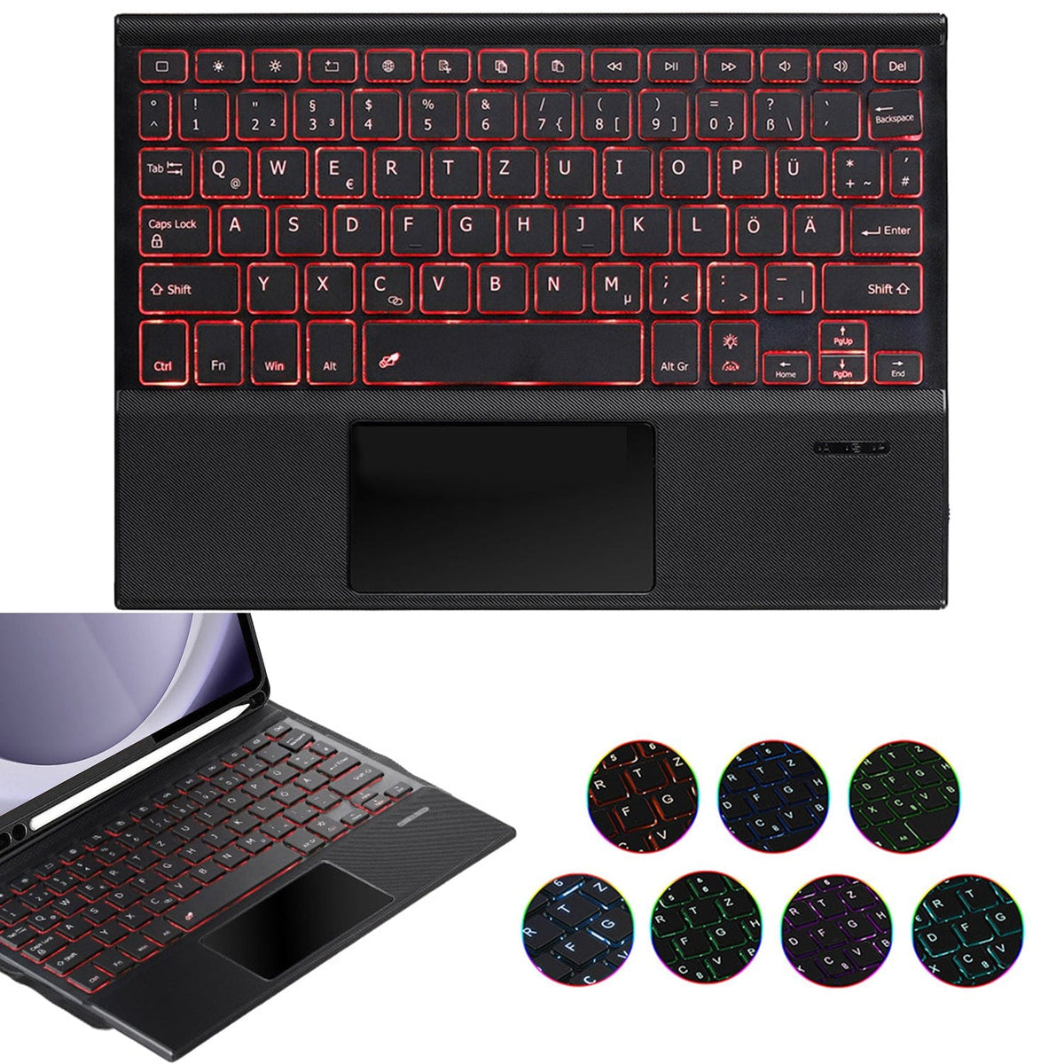 Bluetooth Keyboard Folio Case