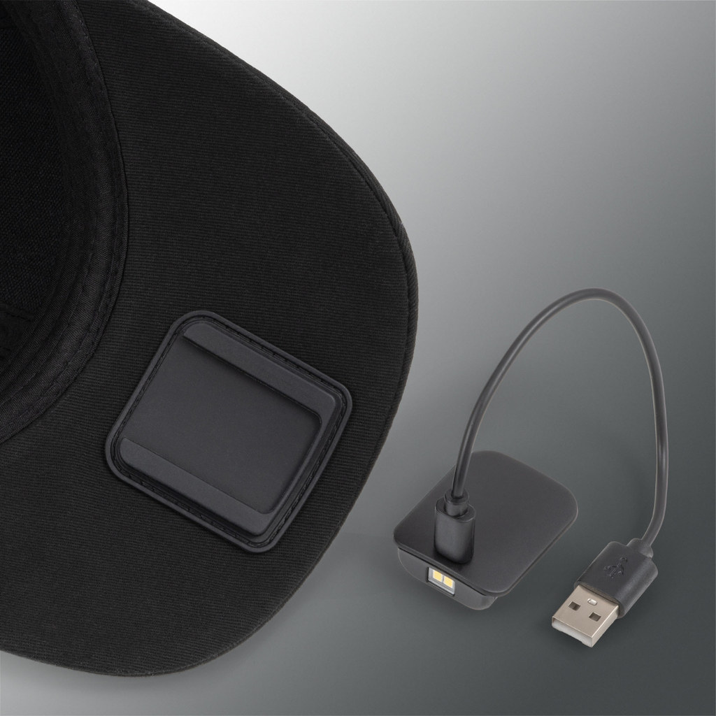 Rechargeable LED Lighted Cap