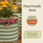 Tool-Free Metal Raised Garden Bed