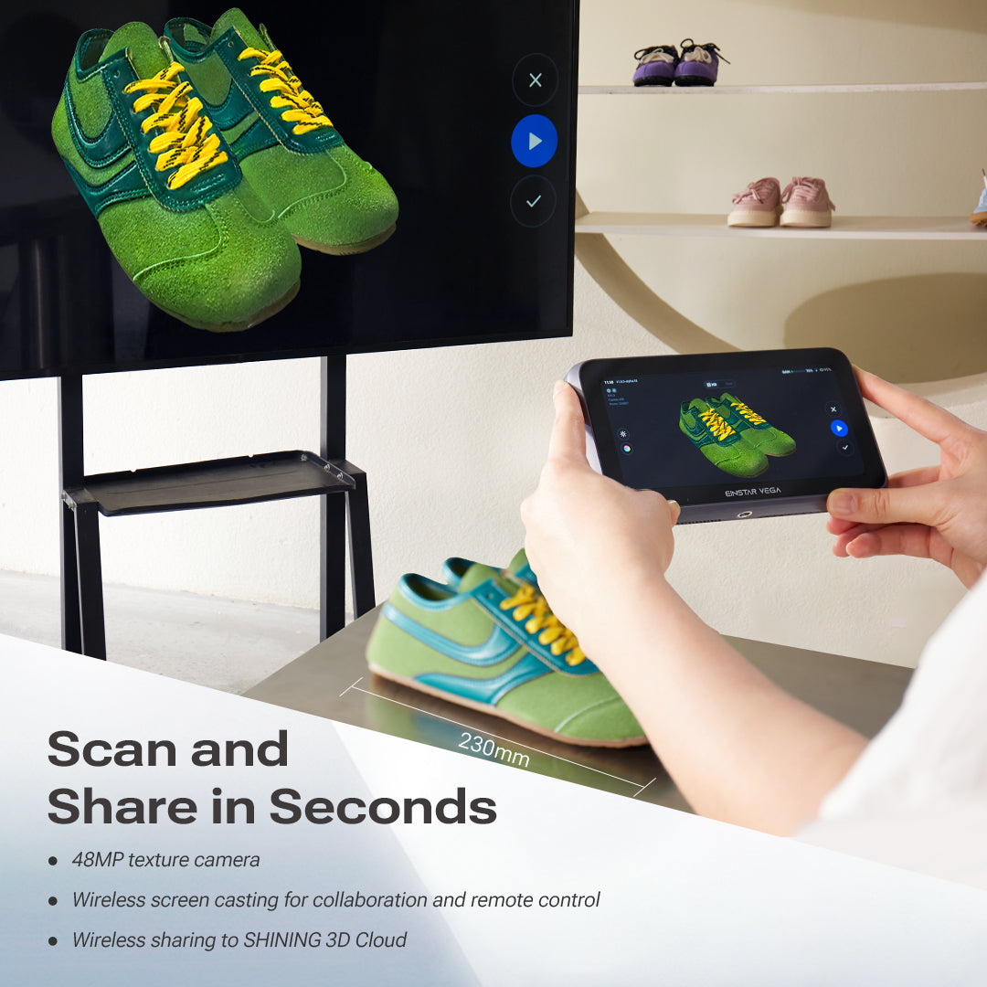 Wireless All-In-One 3D Scanner