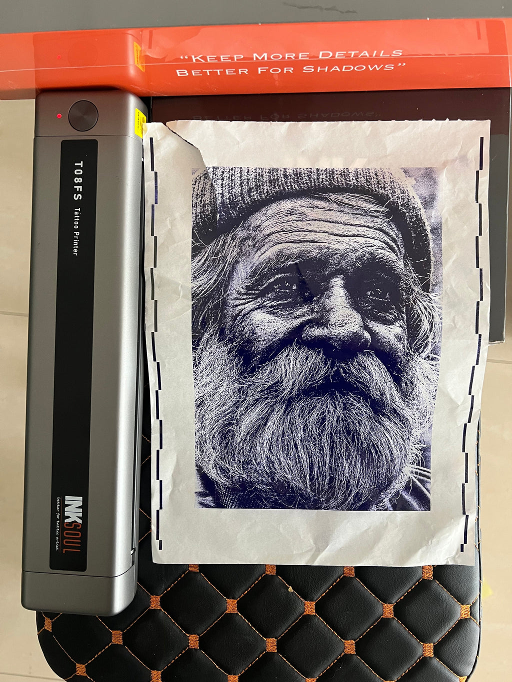 Wireless Tattoo Transfer Stencil Printer