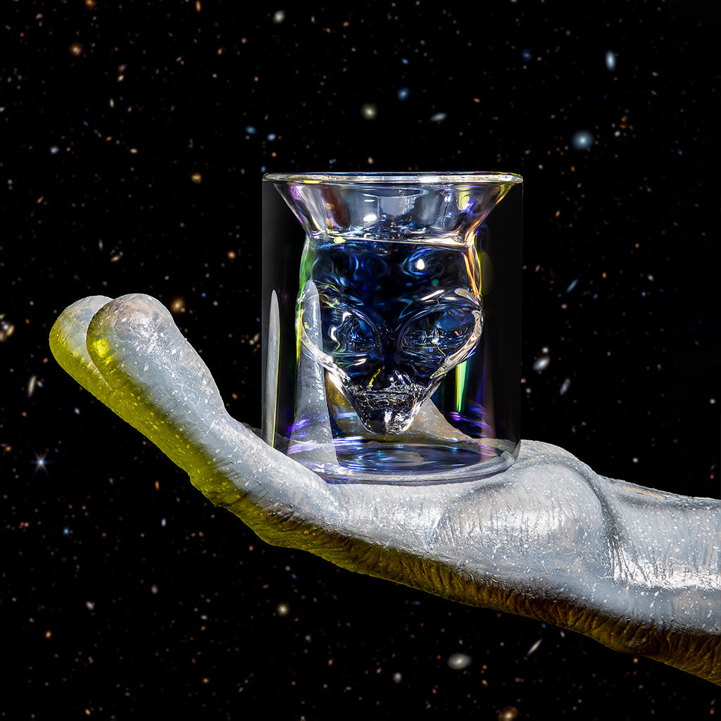 Alien Iridescent Double Wall Glasses