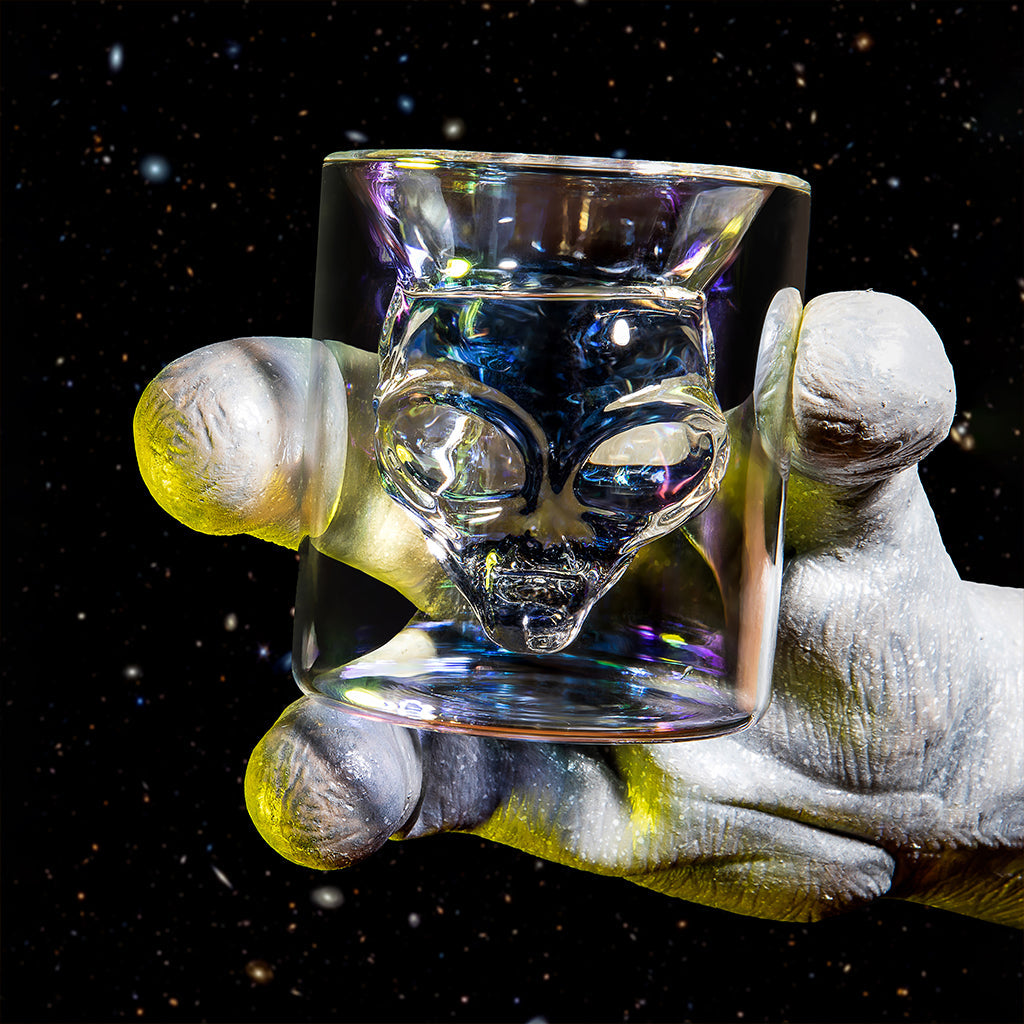 Alien Iridescent Double Wall Glasses
