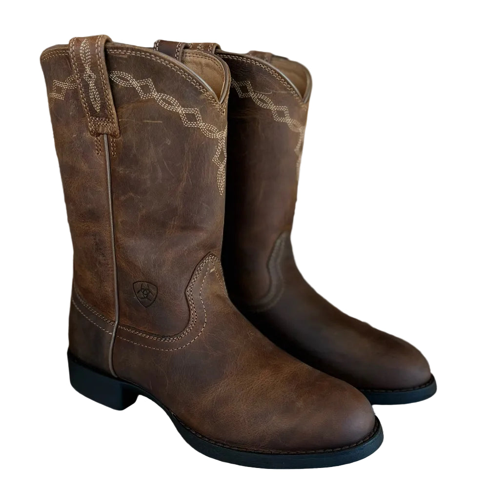 Heritage Round Toe Roper Boots