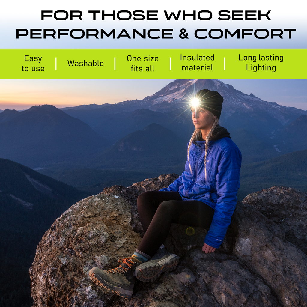 Rechargeable LED Lighted Beanie