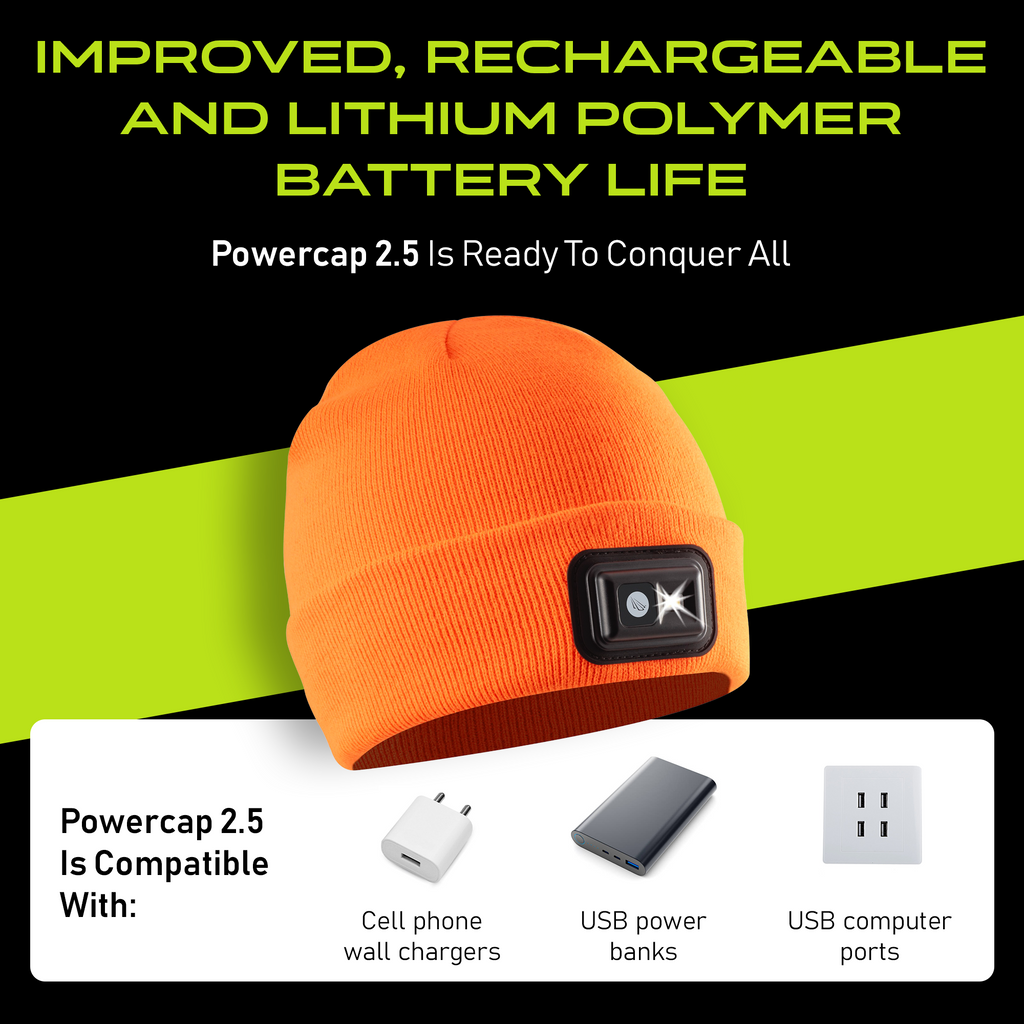 Rechargeable LED Lighted Beanie
