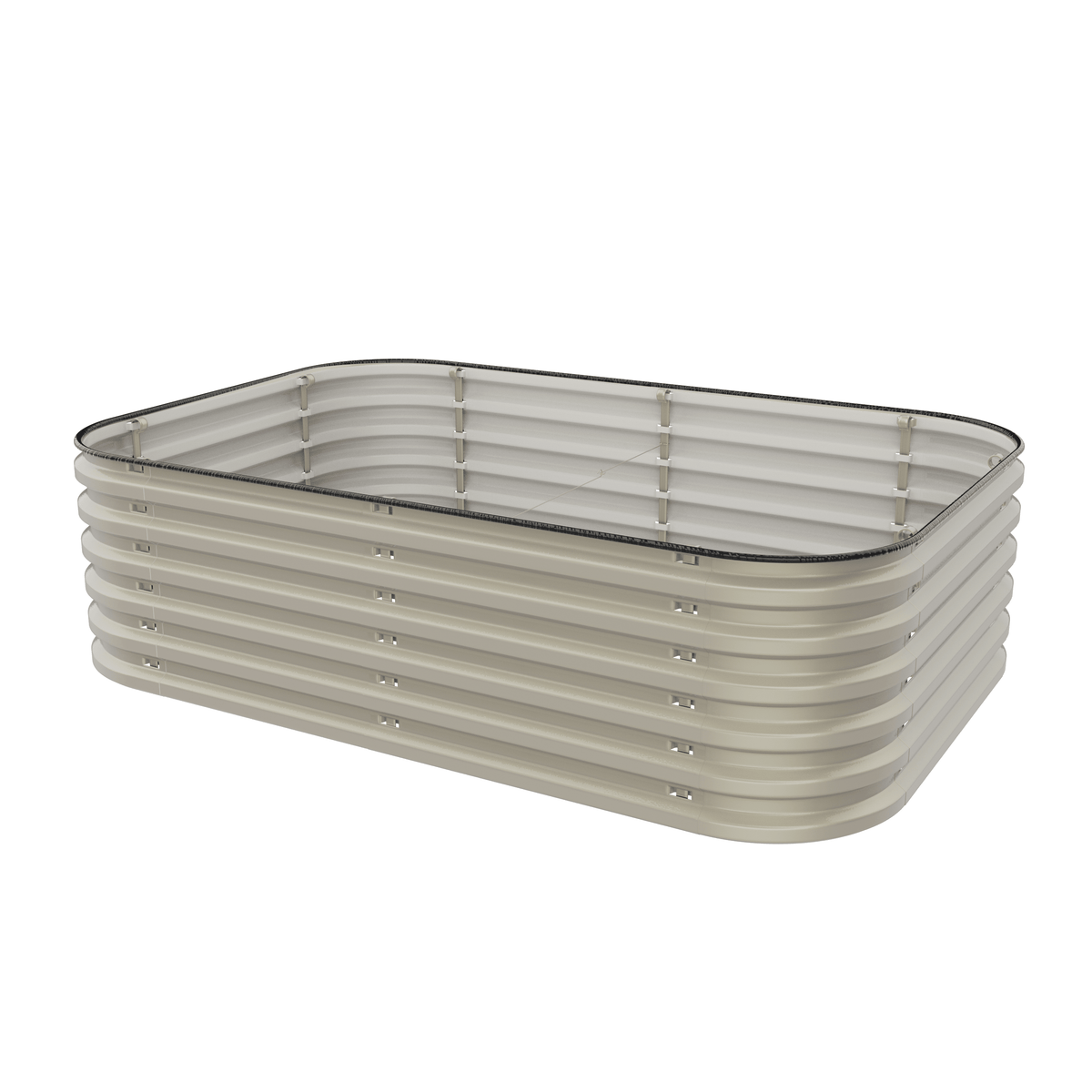 Tool-Free Metal Raised Garden Bed