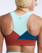Color Block Performance Bra Top