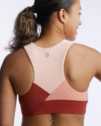 Color Block Performance Bra Top