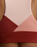 Color Block Performance Bra Top