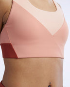 Color Block Performance Bra Top