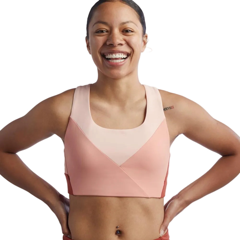 Color Block Performance Bra Top