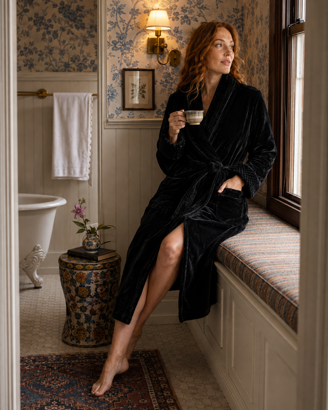 Ultra Soft Plush Women's Bathrobe