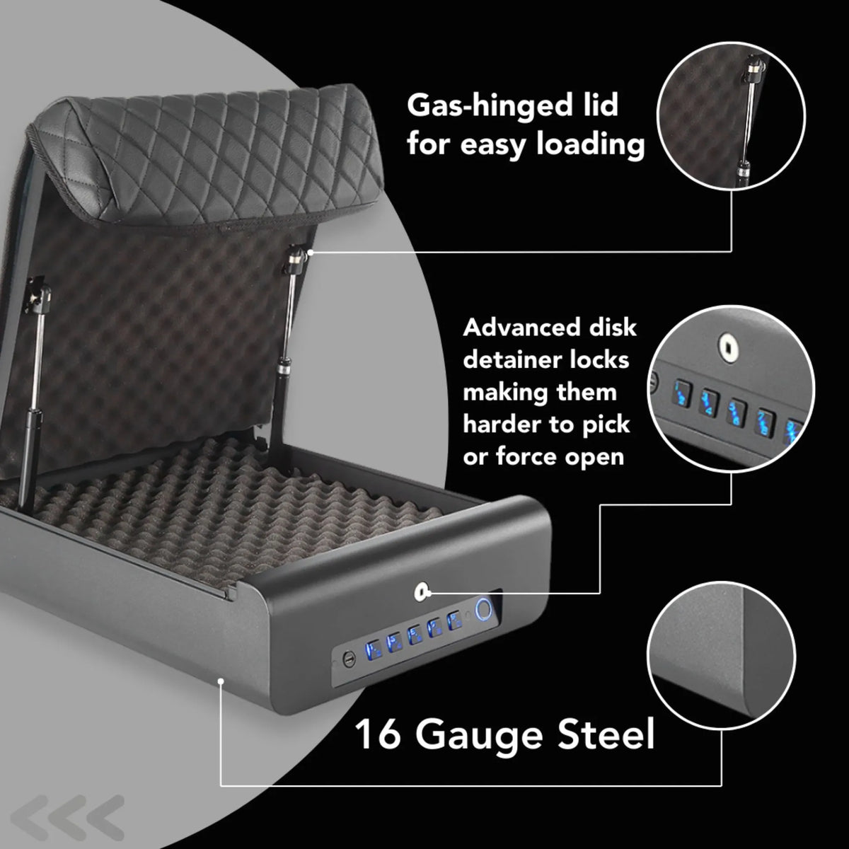 Fingerprint Key Digital Security Safe