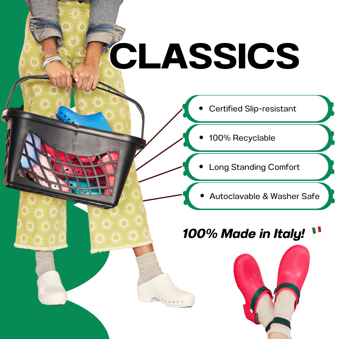 Classic Closed-Toe Work Clogs