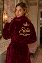 Ultra Soft Plush Women's Bathrobe