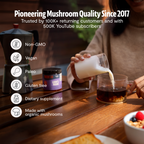 Organic Mushroom Complex Supplement Capsules
