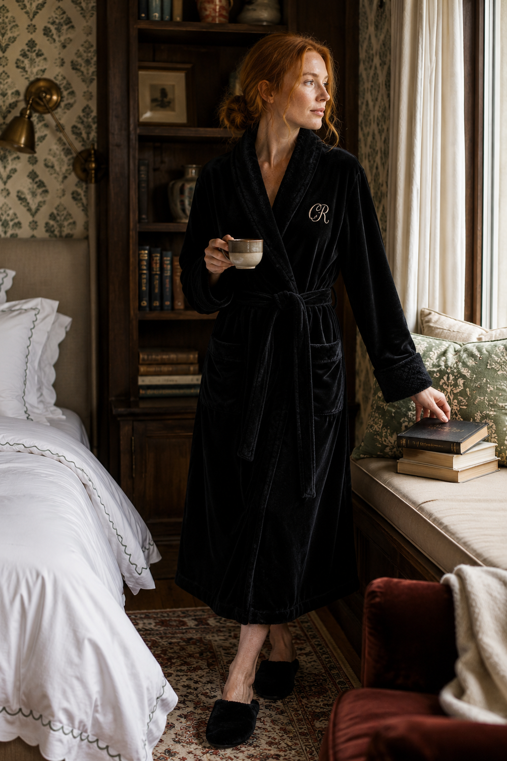 Ultra Soft Plush Women's Bathrobe