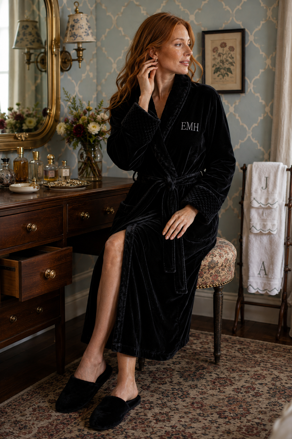 Ultra Soft Plush Women's Bathrobe