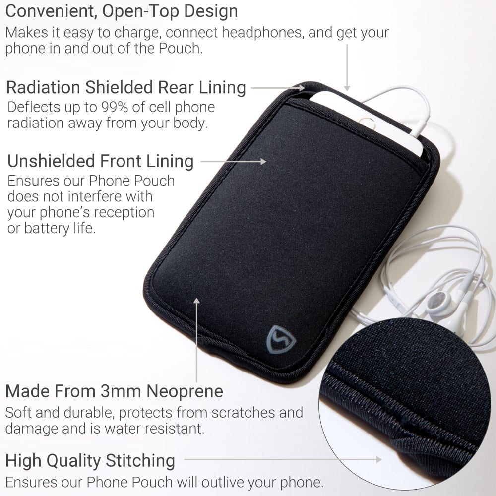 EMF Shielding Phone Pouch