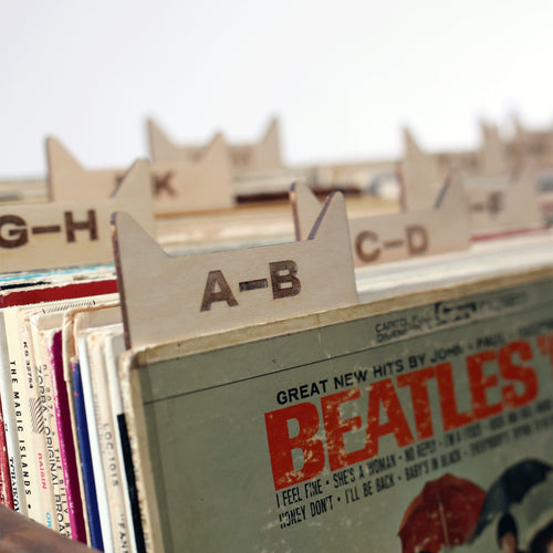 Baltic Birch Vinyl Record Dividers