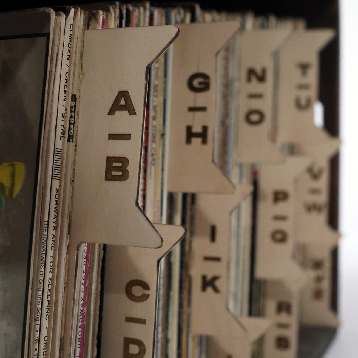 Baltic Birch Vinyl Record Dividers