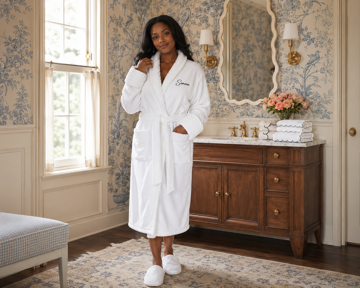 Ultra Soft Plush Women's Bathrobe