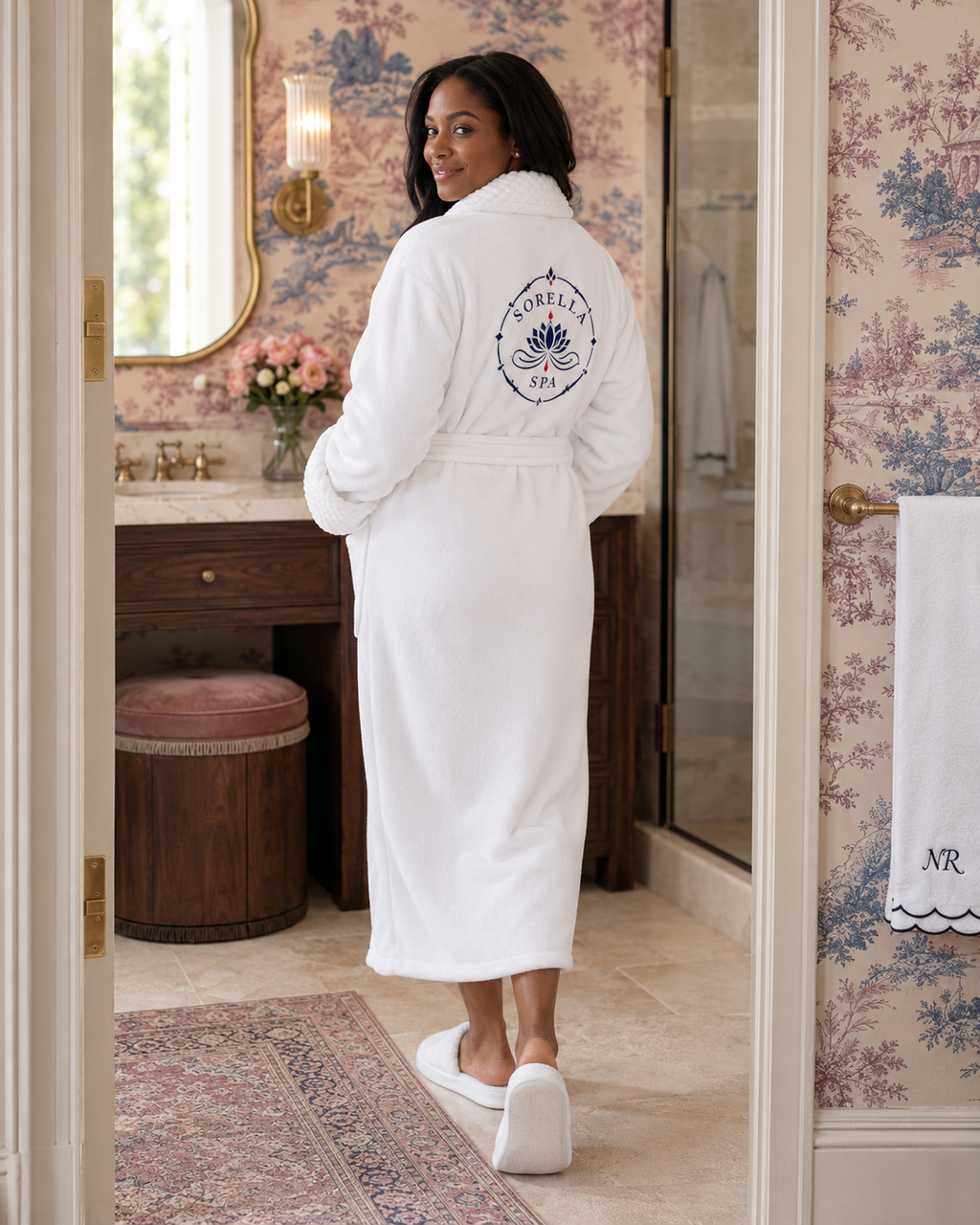 Ultra Soft Plush Women's Bathrobe