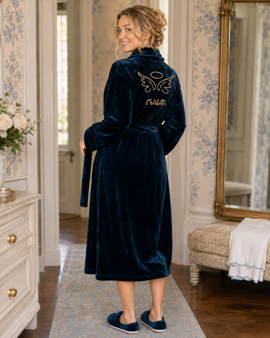 Ultra Soft Plush Women's Bathrobe