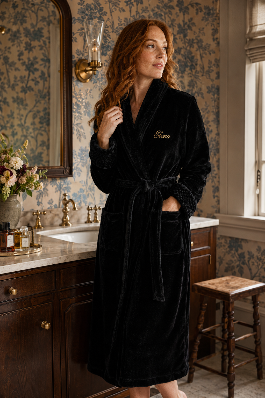 Ultra Soft Plush Women's Bathrobe