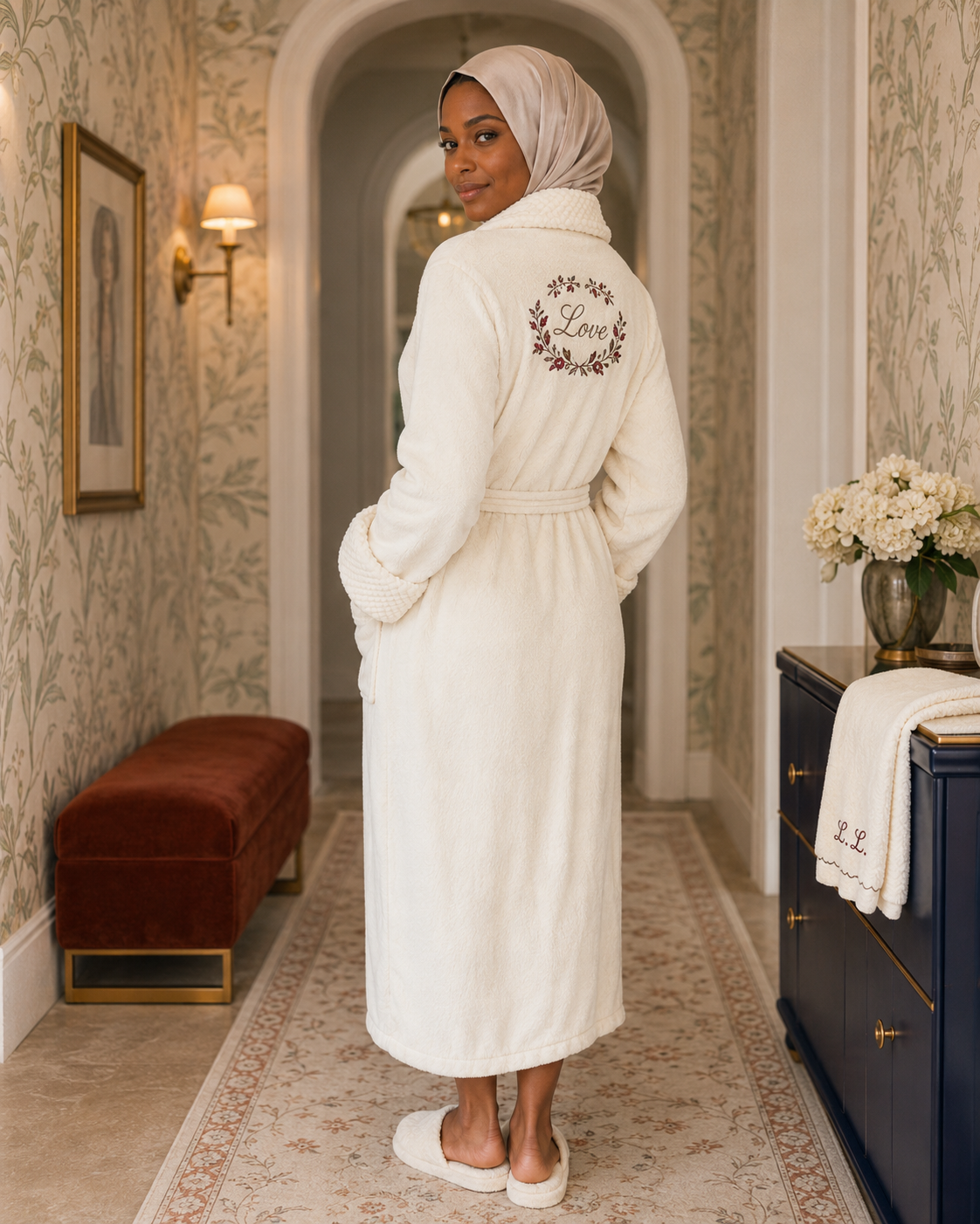Ultra Soft Plush Women's Bathrobe