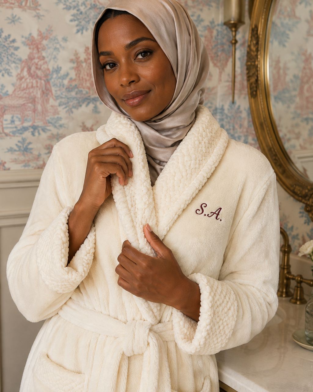 Ultra Soft Plush Women's Bathrobe
